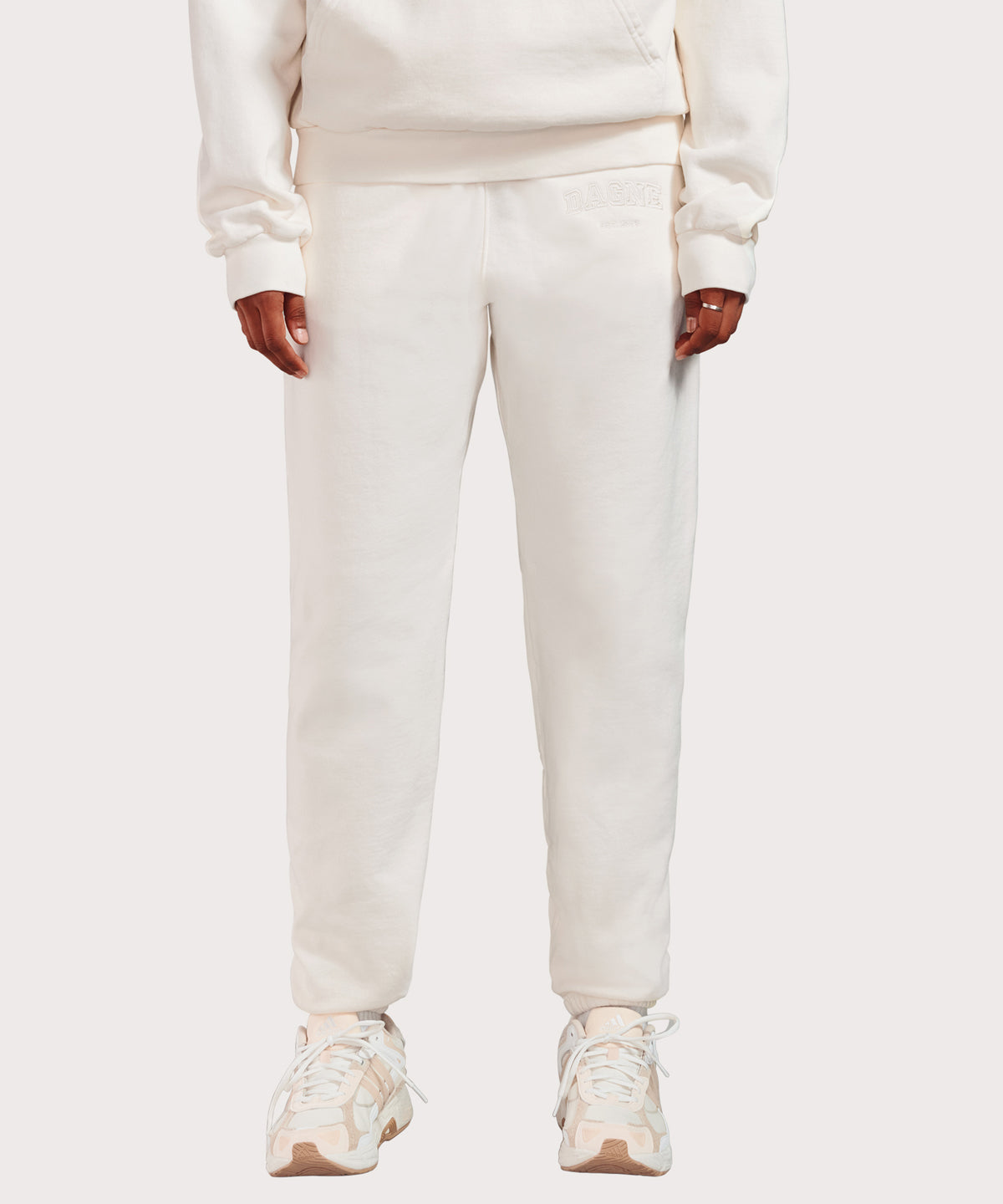 Varsity Logo Sweatpants in Moonbeam. Large - Image 10